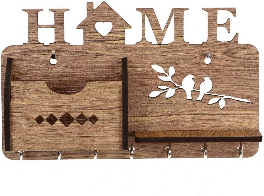 Hoomast Porte-clés Mural Avec 10 Crochets – Porte-clés Pour