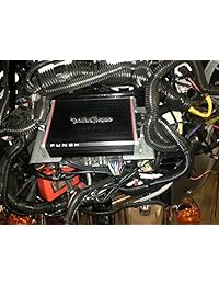 Harley Davidson Kit de cableado y amplificador Monte Fits Batwing Bikes con Aftermarket y radios de Stock para Rockford pbr 300 X 2 & pbr 300 X 4 amperios