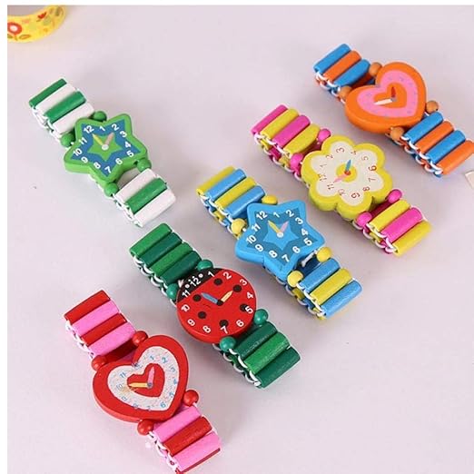 Zonster Chicas niños Pulseras de Madera Colorida del Regalo de ...