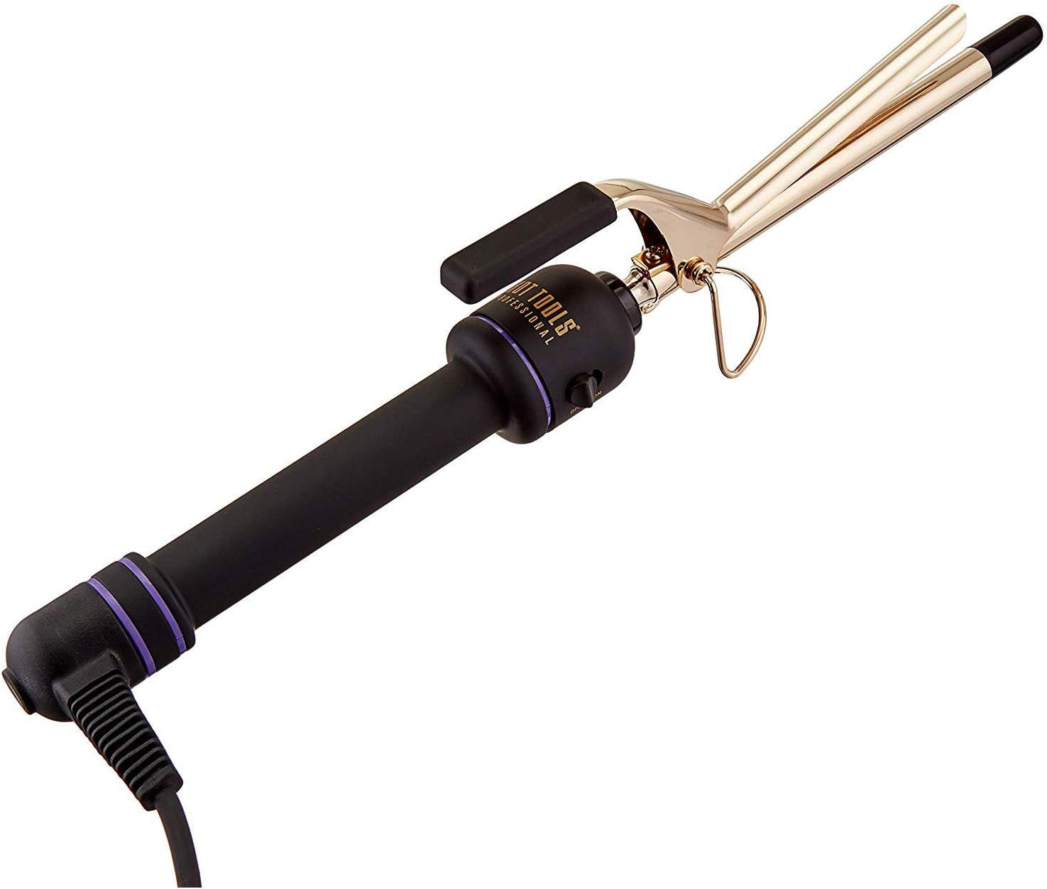 Hot Tools Professional 24K Gold 1/2" Curling Iron/Wand for Long Last