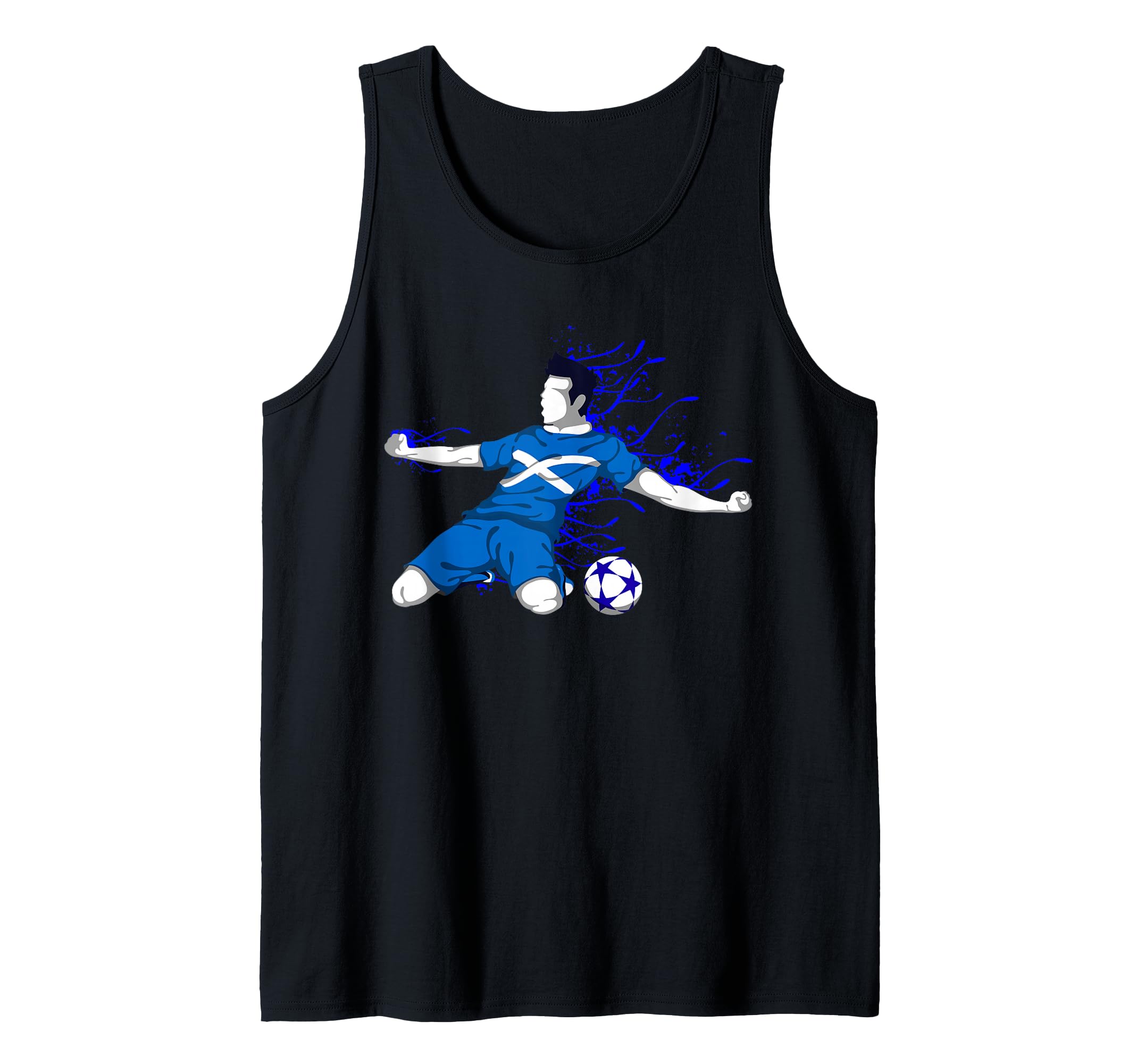 Scotland Soccer Fans Jersey Scottish Football Lovers Sport Tank Top