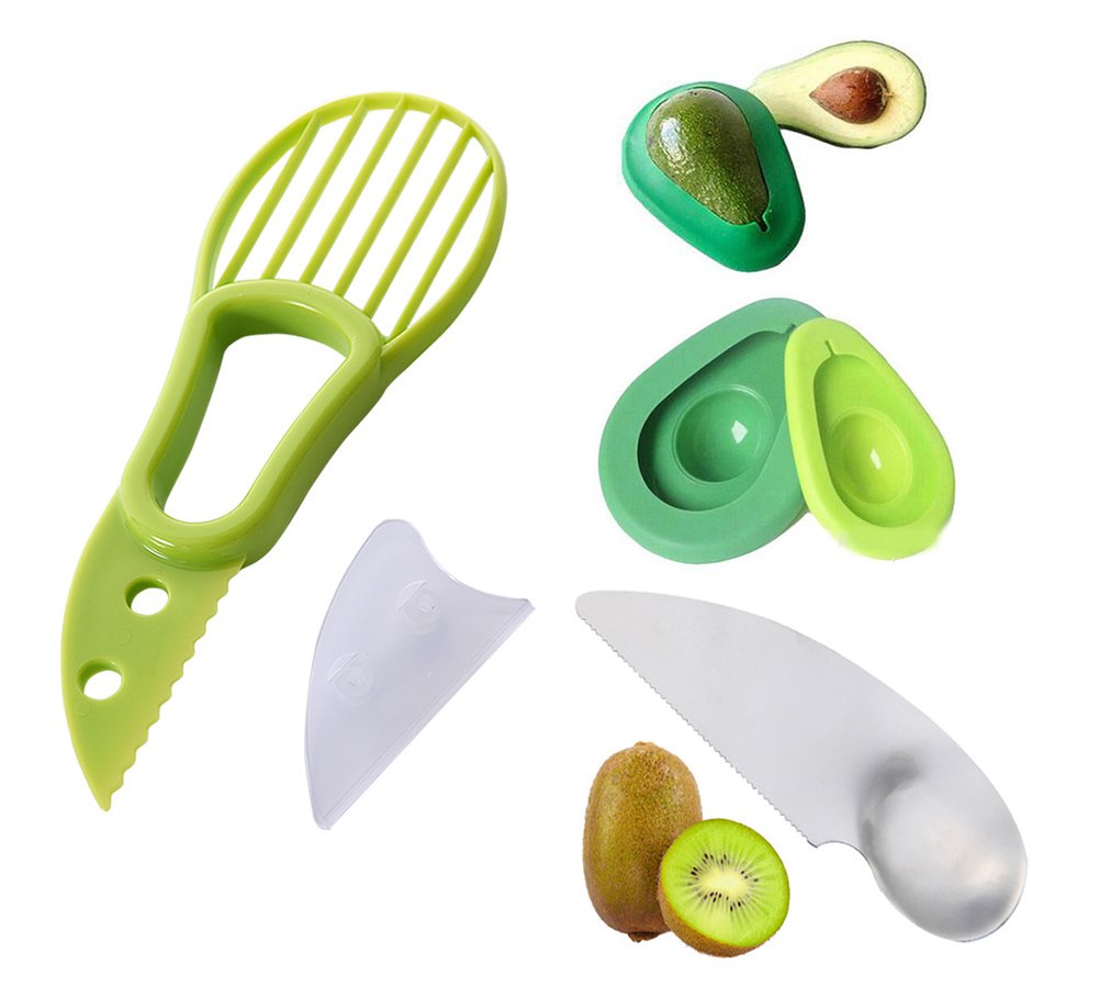 toplano cortador de aguacate & Aguacate Set 3 en 1 aguacate pitter ...