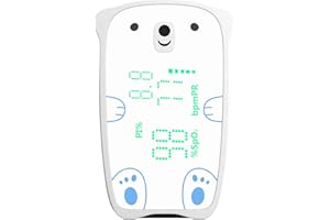 EMAY Children Pulse Oximeter (Not for Newborn/Infant) | Blood Oxygen Saturation Monitor with Heart Rate Tracking for Kids