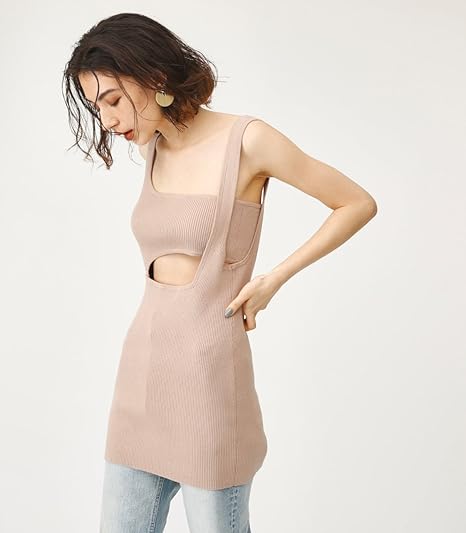 Amazon スライ Sly Bandeau One Strap ワンピ 030bsa73 1560 1 ベージュ ワンピース チュニック 通販