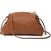 KingTo Clutch Purses for Women, Soft Cloud Bag Fashion Dumpling with Ruched Pouch Handbag for Crossbody Shoulder