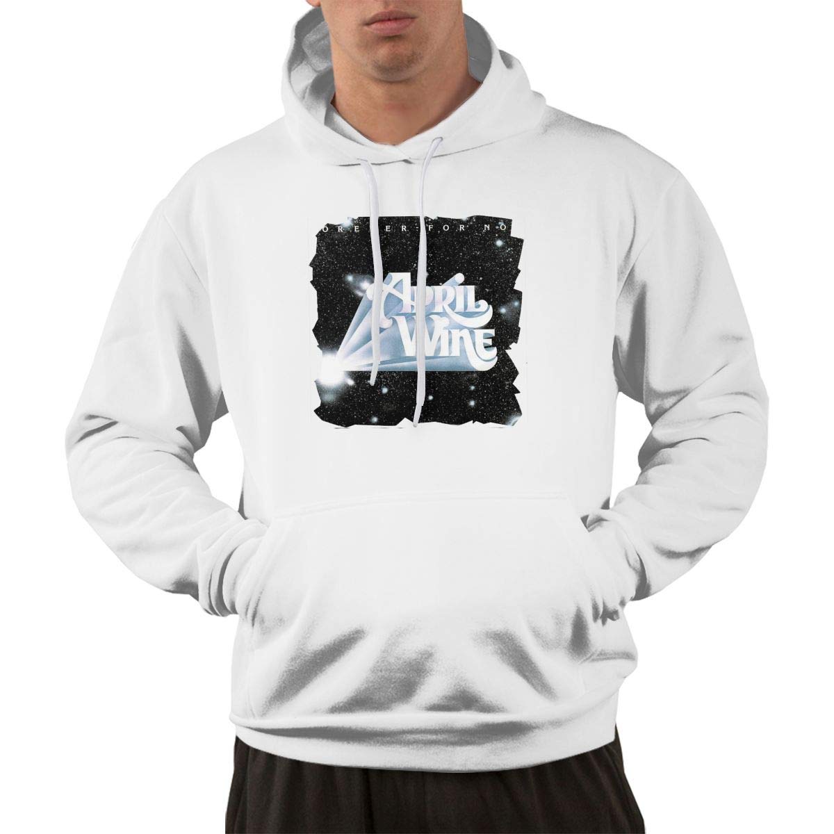 Erman S Pullover Comfortable Print April Wine Logo Hooded Shirts With Pocket X