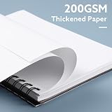 Thboxes A5 Sketch Book, 200GSM 40 Sheets Hardcover Spiral Bound 80 Pages view 3