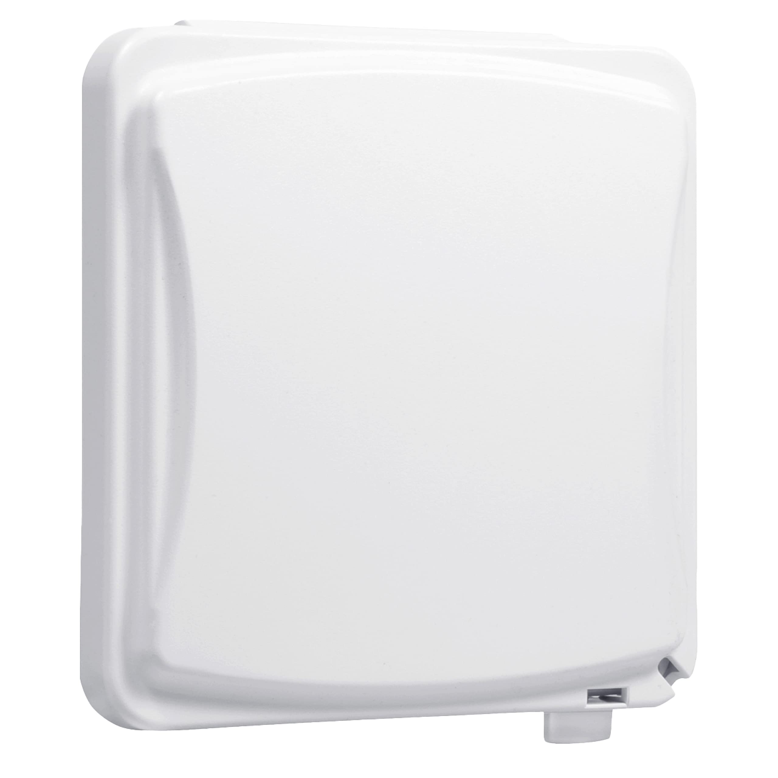 Photo 1 of TayMac MM1410W 55-in-1 Configurations 2-Gang Vertical Weatherproof Plastic Flat Cover, White