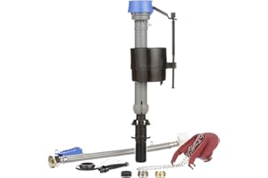 Fluidmaster 400ARHRFCS Universal High Performance PerforMAX Toilet Fill Valve, 2-Inch Flapper and Click Seal 12-Inch Toilet C