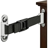 Furniture Anchors,2 Sets,Anti Tip Furniture Wall Anchor for Baby Proofing | Adjustable Anti Tip Straps,Removable Earthquake Straps Securing 500Lbs,Dresser Anchors for Baby Proofing