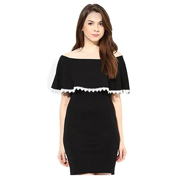 black off the shoulder dress amazon