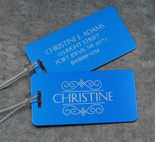 Engraved Luggage Tag