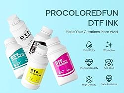 Procoloredfun DTF Ink 1500 ml and Powder Set 6 x