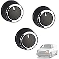 Getfarway 3pcs 84793085 84141127 AC Temperature Control Knob Compatible with Chevrolet Express 2008-2021 & GMC Savana 2008-2017