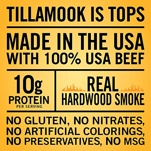 Tillamook Country Smoker All Natural, Real Hardwood Smoked Old Fashioned Beef Jerky, 2.5 oz Bag - Thumbnail 2
