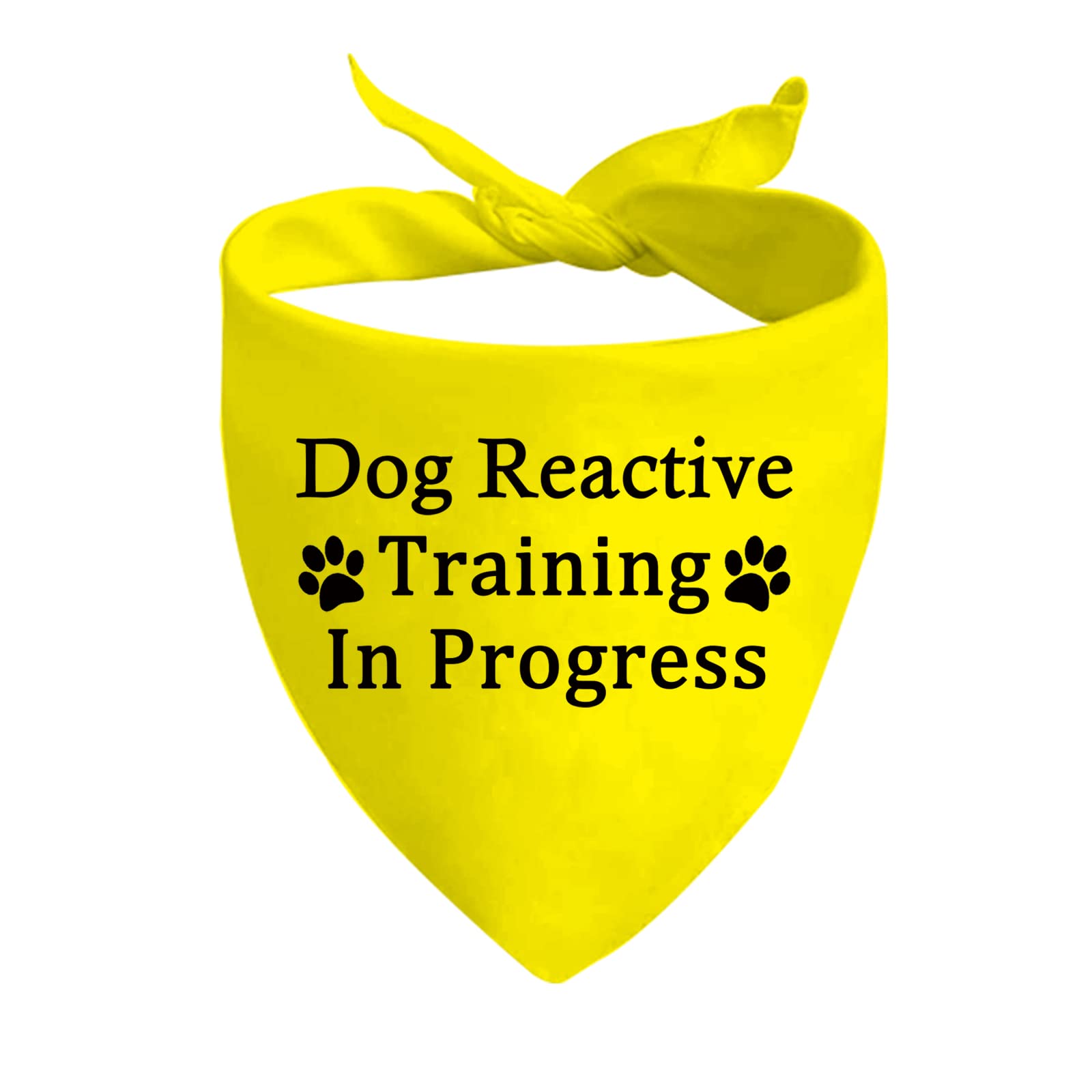 1 Piece Dog Reactive Training In Progress/Dog Reactive Dog Bandana Reactive Dog Gift (Reactive Training In D)