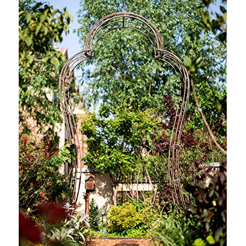 LBSY Rosenbogen aus Metall, Pergola Rose Arbor für Verschiedene Kletterpflanzen, Garten, Heavy Duty Hochzeitsfeier… – Bild 8