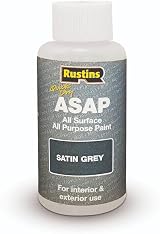 Rustins ASAPAG250 Quick-Drying Satin Paint Grey 250 ml view 4