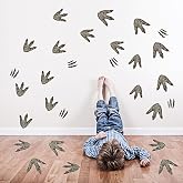 88 Pcs Dinosaur Footprint Wall Decals - Peel & Stick Vinyl Stickers For Kids Room, Playroom Decor - View #3