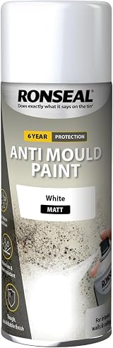 Ronseal 6 Year Anti Mould Aerosol White Matt 400ml view 1