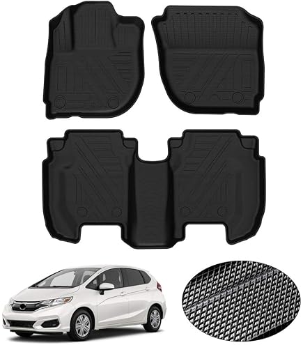 Genuine Honda All-Season Floor Mat Set For Fit 2015-2020 (4-Piece, Rubber)