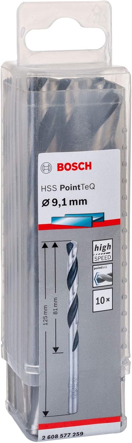Bosch Professional PointTeQ HSS Twist Drill Bit (for Metal 6.5 x 63 x 101 mm, Accessories for Drill Driver) - Image 3