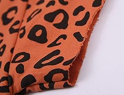 Toddler Baby Girls Leopard Print Summer Clothes Set