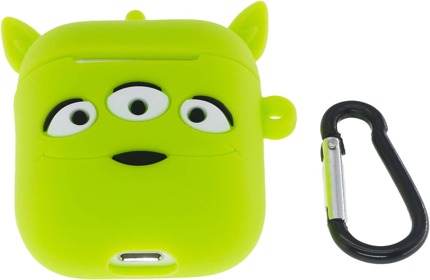 Cute AirPods Case, ifctn Shockproof Protective 3D Silicone Cartoon Monster Airpods Case Cover Compatible with Apple Airpods Charging Case Cover 1&2 (Three-Eyed)