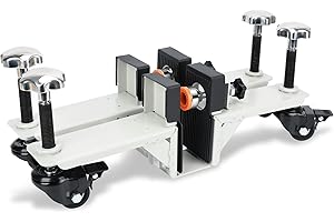 DITKOK 1 Pair 2 in 1 Heavy Door Dolly, Door Board Lifter, Installation Tool Kit for 5/8" to 2 1/4" Door, Include 1-3/4" and 2-1/4" Pre-Hung, Slab, Front Door, Barn Doors, Residential & Residential Use