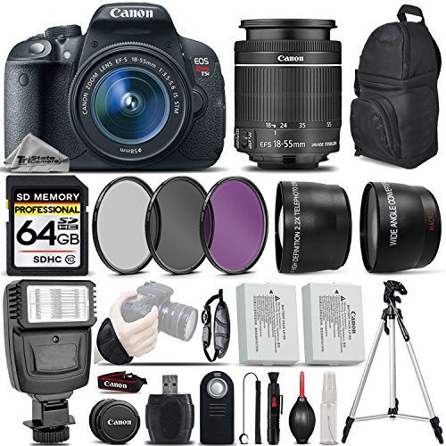 Canon EOS Rebel T5i DSLR Camera 700D + 18-55mm IS STM - International Version Canon EOS Rebel T5i DSLR Camera 700D + 18-55mm IS STM - International Version