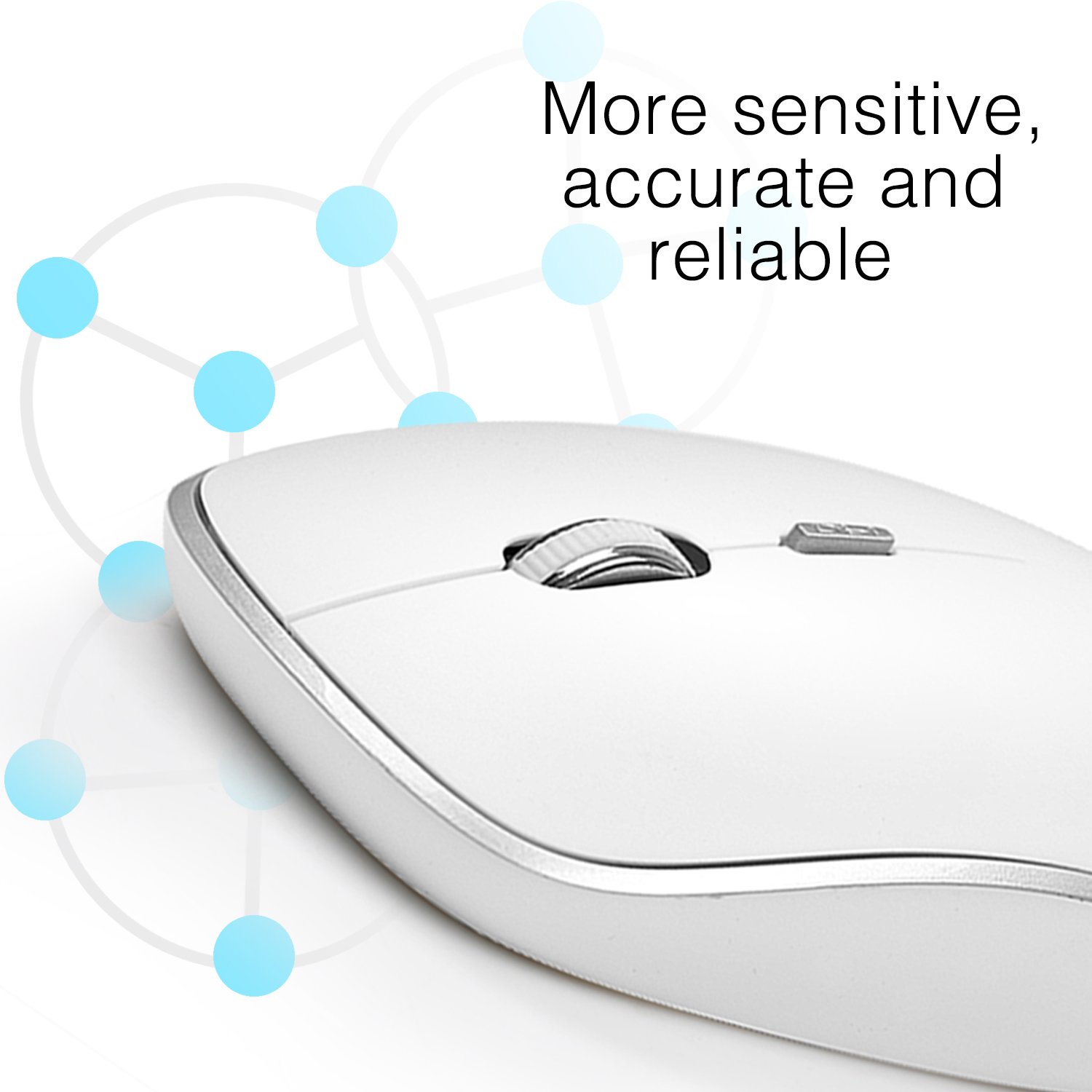 JOYACCESS Wireless Keyboards and Mouse Combo Fullsize Whisperquiet