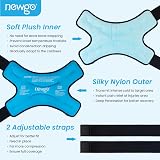 NEWGO Ankle Ice Pack Wrap for Injuries Reusable Hot Cold Therapy view 3