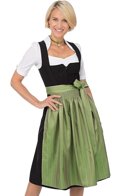 Stockerpoint Dirndlschürze midi 70cm SC270 grün