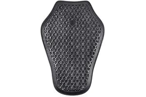 MJMOTO CE Level 1 Approved Motorcycle Back Protector, Black, Adult, Universal Motorbike Back Pads, Soft Motorcycle Jacket Insert Armor, Moto Dorsal Equipment