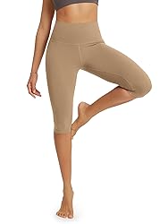 ODODOS Buttery Soft Lounge Yoga Capris for Women