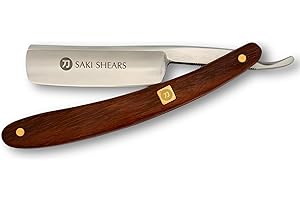 Saki Shears Professional Straight Razor for Men - Barber Shaving Razor (Kiru)
