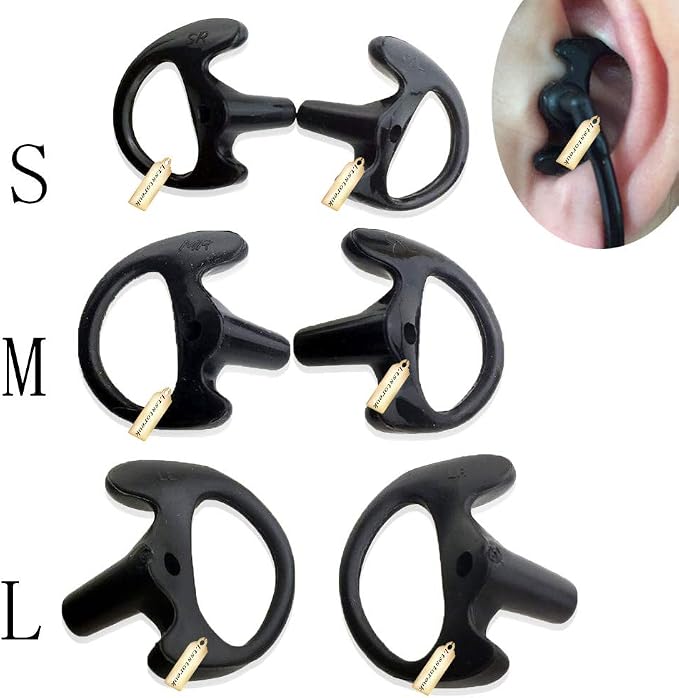 Ear Loop Insert Replacement 2 Way Radio Open Ear Insert Earmould, Soft: Amazon.co.uk ...