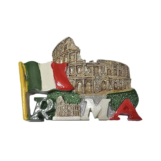 Imán para nevera en 3D, diseño de Roma de Tourist Souvenirs ...