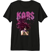 Kars Large Smoke Hair with Retro Text Colorful Anime Premium Tri-Blend T-Shirt