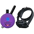 Educator E-Collar Humane Dog Training Collar with Remote, 100 Safe Tapping Stimulation Levels, Night Light, Waterproof, Rechargeable, 1/3 Mile 1 Small Dog, Purple