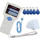 OBO HANDS English RFID NFC Copier Reader Writer Duplicator 10 Frequency Programmer with Color Screen +5pcs UID Tag+5Pcs UID Cards