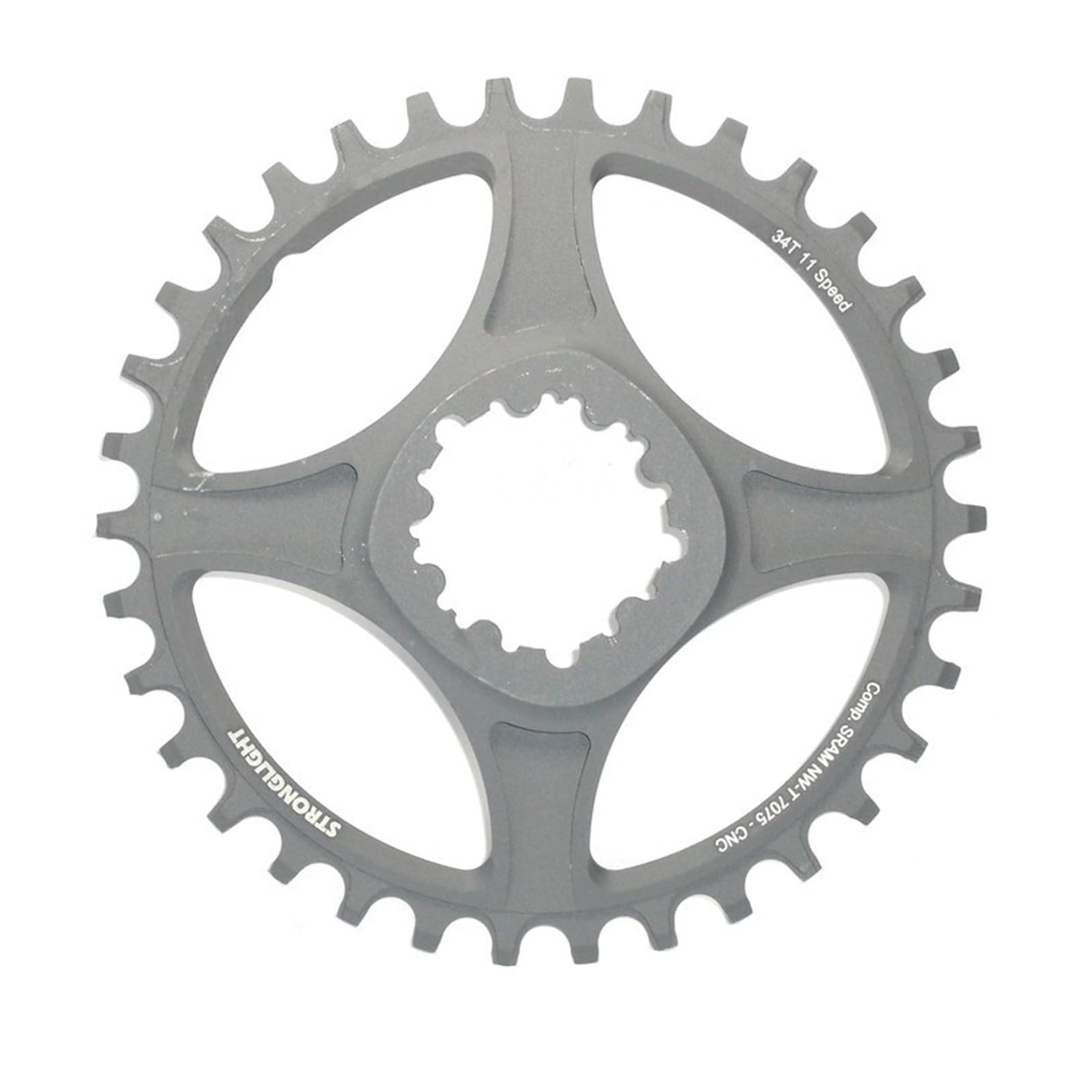 Stronglight MTB Chainring Grey 13 x 13 x 5 cm