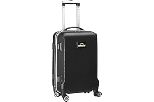 Denco NFL Los Angeles Chargers Carry-On Hardcase Luggage Spinner, Black