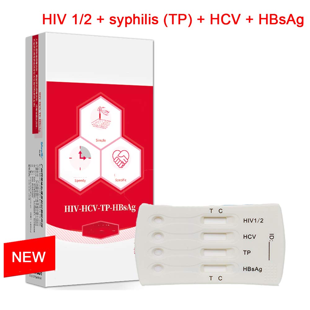 Buy DNNAL 4 in 1 HIV Test Strip+TP Test Strip+HCV Test Strip+HBsAg Test