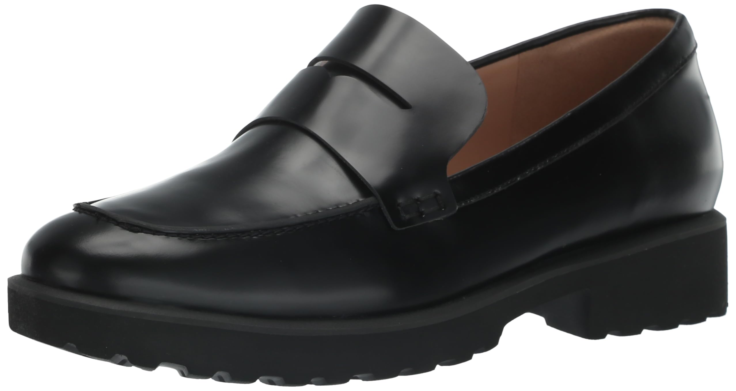 Cole Haan Women’s Geneva Loafers, Black Box Leather, 8.5-B US