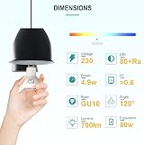 GY GU10 LED Bulb 4.9W 790lm 4000K 110° Beam Non-Dimmable 2 Pack view 3
