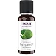 NOW Essential Oils, Bergamot Oil, Sweet Aromatherapy Scent, Cold Pressed, 100% Pure, Vegan, Child Resistant Cap, 1-Ounce