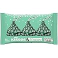 Holiday Hershey's Kisses Dark Chocolate with Mint Truffle, 10-Ounce Bag (Pack of 2)