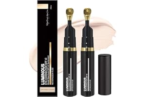 JKAHH 2PC Luminous Eye Corrector SPF 41,Under Eye Concealer,Under Eye Color Corrector for Dark Circles,Anti-Aging Tinted Eye Cream, Hydrating Eye Serum with Peach Undertone（Natural）