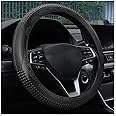 Bittwee Steering Wheel Cover, Car Silicone Steering Wheel Protector, Anti-Slip Soft Odorless Wheel Covers, Universal 14-15 Inch Steering Wheel, Automotive Interior Accessories (Black)
